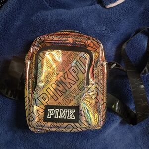 PINK Victoria's Secret Holographic Crossbody Bag